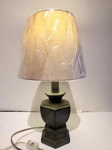 Midwest CBK Llc Gray Accent Lamp 15.5" With Shade - Picture 1 of 14