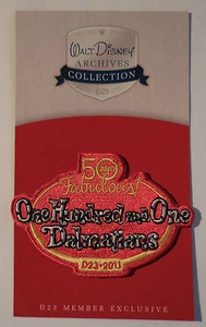  Parche Disney D23-2011 Colección 50 Fabulosos Cien y Un Dálmatas Nuevo - Imagen 1 de 3