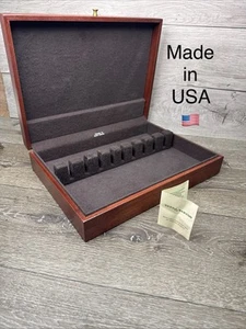 Reed & Barton Eureka Mahogany Anti Tarnish Flatware Storage Chest 15x11x3” - Picture 1 of 10