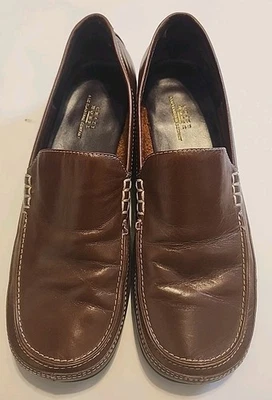 Crazy Horse Liz Claiborne Women's  Brown Leather Loafers, Sz 8.5,  #023-2747 - Image 1 of 4