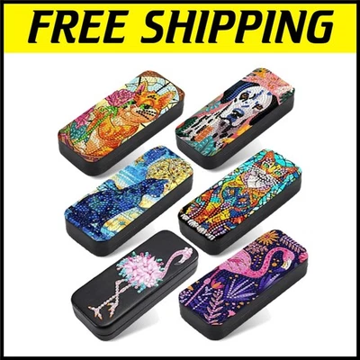 Kit de pintura de diamantes 5D todo en uno hágalo usted mismo con estuche para gafas - apto para principiantes Foto 1 de 4