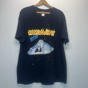 T-shirt maglietta Parliament Mothership Connection Album fascia nera XL 100% cotone - Foto 1 di 5