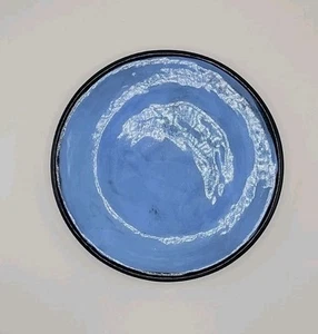 Rainbow Gate Pottery Santa Fe RainbowWare French Blue 7" Bread Plate 1999 - Picture 1 of 3