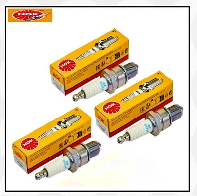 3x NGK Zündkerzen 5847 LKR7B-9 für SMART FORTWO II CABRIO COUPE 451 Bj. ab 01.07 - Bild 1 von 2