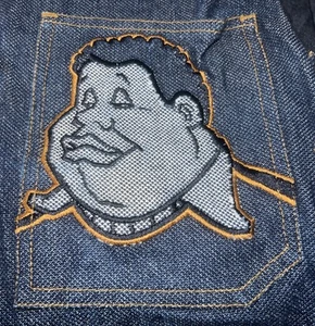 Vintage Fat Albert Platinum Fubu Jeans Embroidered Boys/Mens Sz 18 (32” X 31”) - Picture 1 of 20