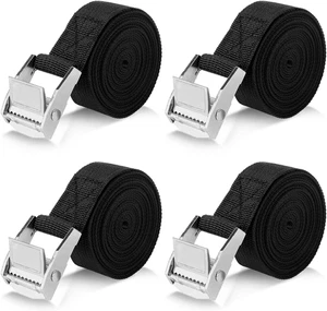 Cinghie Di Fissaggio 4M, Set Di 4 Cinghie a Cricchetto Con Fibbia Da 25MM, Sicur - Foto 1 di 12