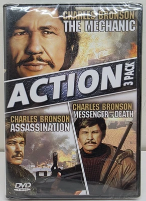 Charles Bronson Action 3 Pack Movies DVD (New Sealed) 2010 - Image 1 of 4