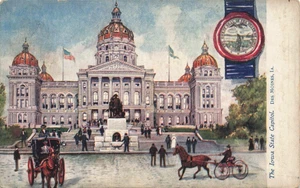 Postcard The Iowa State Capitol Des Moines Iowa IA Raphael Tuck DB 1939 - Picture 1 of 2