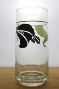 Vaso (s) de vidrio Corning Cooler 6" orquídea negra 14 oz hojas verdes - Imagen 1 de 2