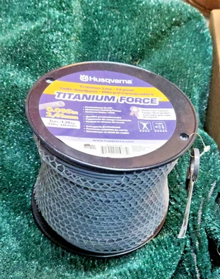 HUSQVARNA GENUINO 639005106 CARRETE 3LBS TITIANIUM FORCE .095 X 840' LÍNEA RECORTADORA Foto 1 de 2