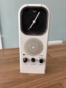 Ultra Rare 80s Rowenta Radio Clock Desk Alarm Made In Germany 1we605 Vintage - Picture 1 of 11