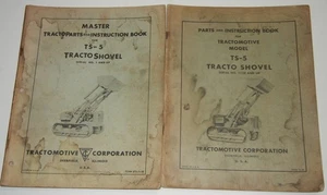 Allis Chalmers TS-5 Master Tracto Schaufel Teile & Anleitungsbücher Menge 2 - Bild 1 von 2