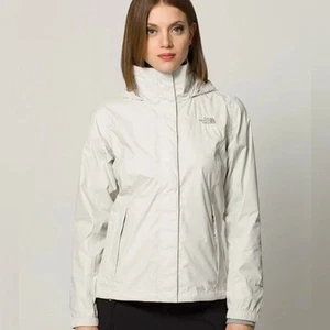 The North Face Damen Größe Large Resolve Hyvent Ripstop Regenjacke weiß - Bild 1 von 9