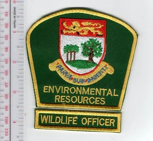 Environmental Resources Wildlife Officer Patch NO TARIFF - Picture 1 of 1