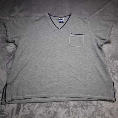 Venezia Jeans Camiseta Adulto XXL Gris Cuello en V Ligera Informal Bolsillos Para Hombres Foto 1 de 4