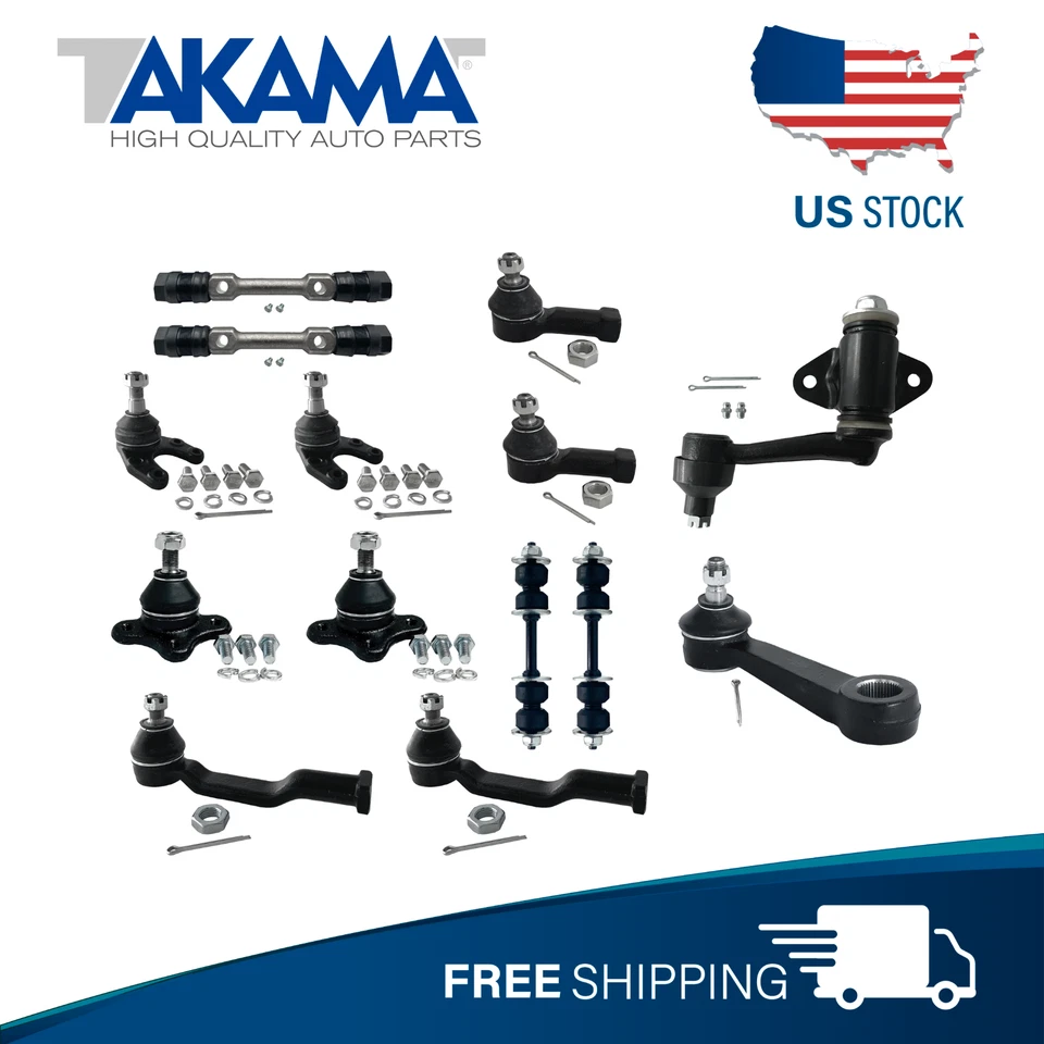 14 PCS Front suspension & steering kit for 87-93 MAZDA B2600 2WD - Image 1 of 4