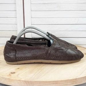 Bobs by Skechers Luxe Rain Dance Oil Rub Slipper flache Schuhe braun 9,5 Damen - Bild 1 von 11