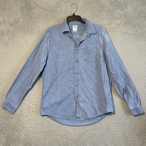 Zara Womens Relaxed Fit Oversized Denim Overshirt XL Pocket - Picture 1 of 15