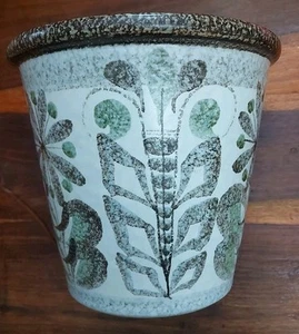 Vintage Denby 6.5" Tall 6.5" Wide Ceramic Planter Plant Pot - Picture 1 of 8