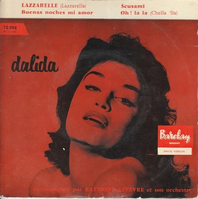 DALIDA Lazarelle France EP 7" 45 60s Pop - Image 1 of 4
