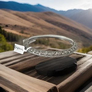 Brighton Celestia Hinged Bangle Bracelet NWT List $78 Rare Find! - Picture 1 of 3