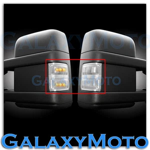 2008-2015 Super Duty Side Mirror Turn Lights LED CLEAR Lens Replacement Kit Set - Picture 1 of 1