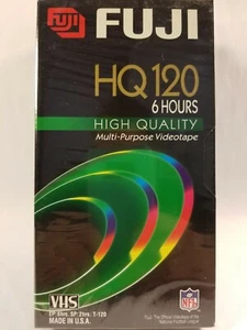 3 Fuji Film VHS Blank Video Recording Tape HQ 120 6 Hrs High Quality - Picture 1 of 2