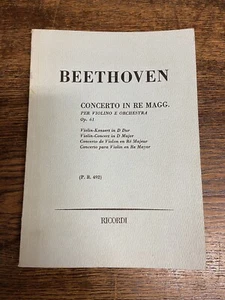 Beethoven concerto in re maggiore - Ricordi ed. 1981 E3 - Bild 1 von 3
