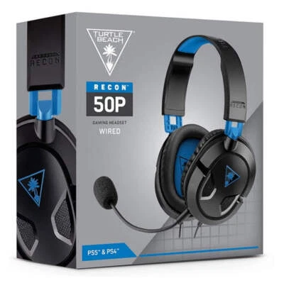TURTLE BEACH RECON 50P CUFFIE GAMING WIRED PS4 / PS5 / PC SWITCH XBOX HEADSET PC - Immagine 1 di 4