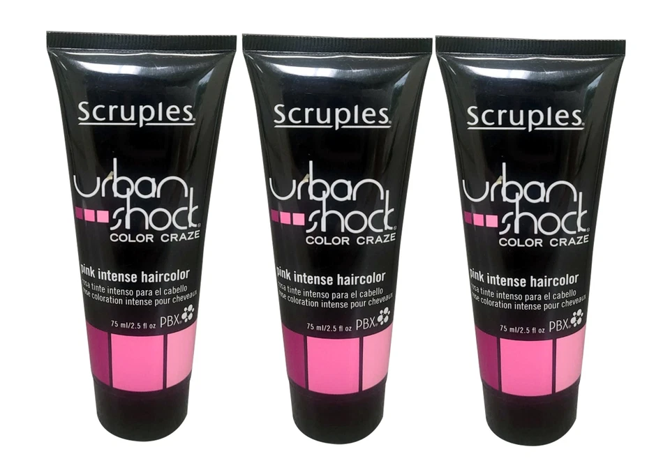 Scruples Urban Shock Color Craze Pink 2.5 Oz Set of 3 - Image 1 of 3