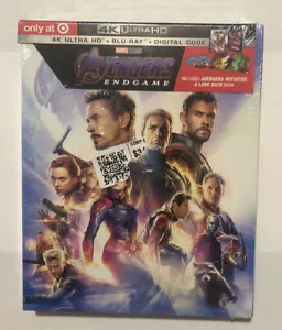 Avengers Endgame 4K UHD + Blu-Ray + Digital HD + Book Target Exclusive NEW! - Picture 1 of 2