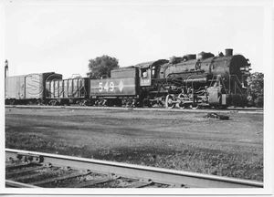 9EE882 RP 1955/1980s CHICAGO ILLINOIS MIDLAND RAILROAD 0-8-0 LOCO #549 SPRINGFIE - Picture 1 of 1