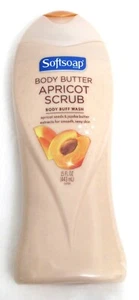 Jabón blando manteca corporal exfoliante de albaricoque lavado corporal 15 fl. oz. Nuevo Raro - Imagen 1 de 6