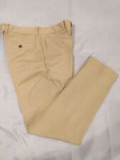 J. Crew Mercantile Flex Pants Mens Size 32 W x 30.5 L Khaki Beige Straight Leg 