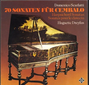 4LP Box SCARLATTI 70 Harpsichord Sonatas HUGUETTE DREYFUS Telefunken SBA-25127 - Picture 1 of 3