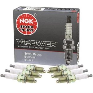 NGK Set Of 6 Nickel V-Power Spark Plugs 6962 for Audi BMW Chrysler Dodge Toyota - Picture 1 of 1
