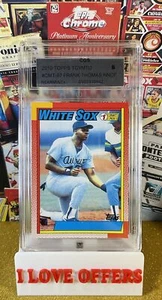 2010 TOPPS FRANK THOMAS KARTEN YOUR MOM THROW OUT NO NAME NNOF #CMT97 CGS 8 LESEN - Bild 1 von 5
