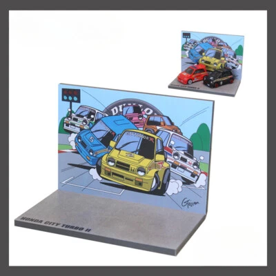 1/64 Diorama Car Garage Model Car Models Display Stand Parking Lot Scene Model - Image 1 of 4