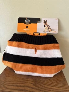 Target Hyde and Eek Dog Striped Halloween Knit Sweater Size L - Bild 1 von 4