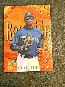 1996 Fleer Ultra - KEN GRIFFEY JR - Rawhide #4 - SEATTLE MARINERS - Picture 1 of 2