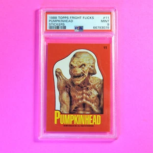 1988 Topps Fright Flicks Sticker, #11 Pumpkinhead Graded PSA 9 MINT - Bild 1 von 1