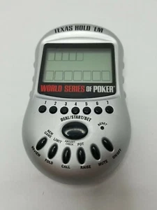 Texas Hold 'Em - World Series of Poker Handheld - Excalibur Electronic Card Game - Picture 1 of 9