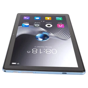 US Plug Blue 10.1 Inch Tablet IPS 12GB RAM 256GB ROM Octa Core Dual Camera 4 New - Picture 1 of 12