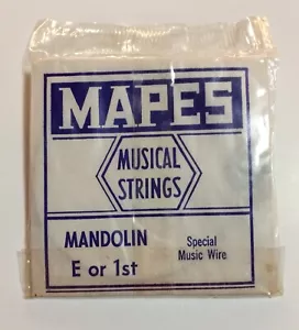 NOS Vintage MAPES MANDOLINENSAITEN 4er Pack - Bild 1 von 4