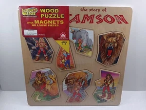 Almighty Heroes Media Group - Story of Samson Wooden Puzzle 12x12 inches New - Picture 1 of 1