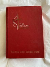 O Livro de hinos Hino Oficial Da Igreja Metodista United Vermelho 1979