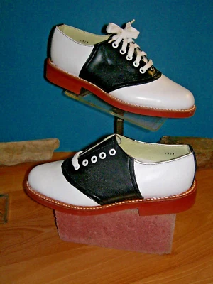 Stewart Marshall Zapatos de Sillín Nuevo de Lote Antiguo EE. UU. Mujer 8-9.5 Ancho/Hombre 6-7.5D Foto 1 de 4