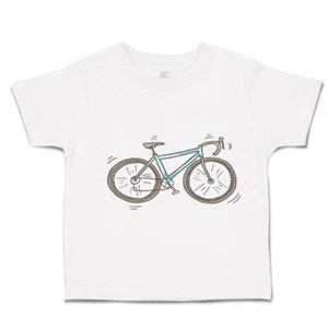 Toddler T-Shirt Bicycle Cars & Transportation Bicycles Boy & Girl Clothes Cotton - Picture 1 of 39