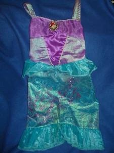 Disney Little Mermaid Dress - Fun for Dress up Play Costume - Jakks Size 4-6X - Picture 1 of 6