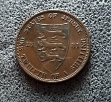 Monnaie Jersey 1/12 Shilling 1881,Victoria,KM#8  [Mc515]